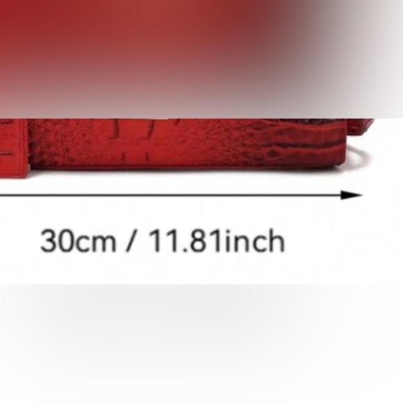 NEW WOMENS RED FASHION HANDBAG
with PONY CHARM - Picture 9 of 10